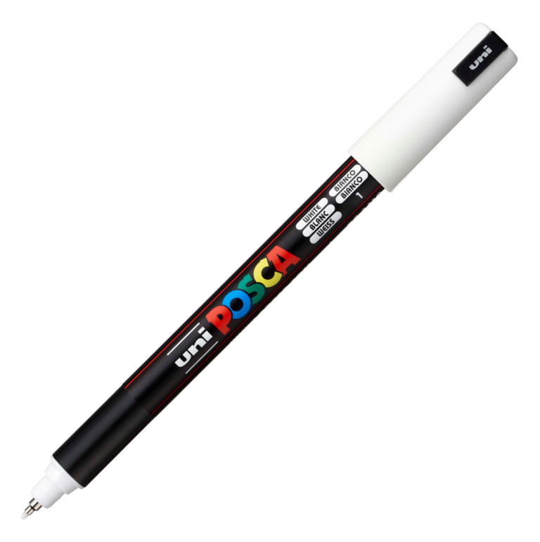 Levně Akrylový popisovač POSCA, PC-1MR, 0,7 mm, bílý