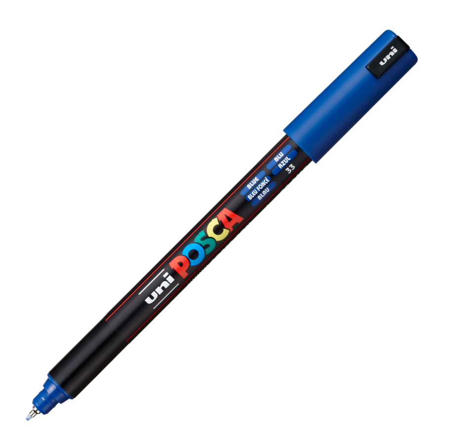 Akrylový popisovač POSCA, PC-1MR, 0,7 mm, modrý