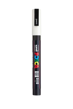 Obrázek produktu: Akrylový popisovač POSCA, PC-3M, 0,9-1,3 mm, bílý