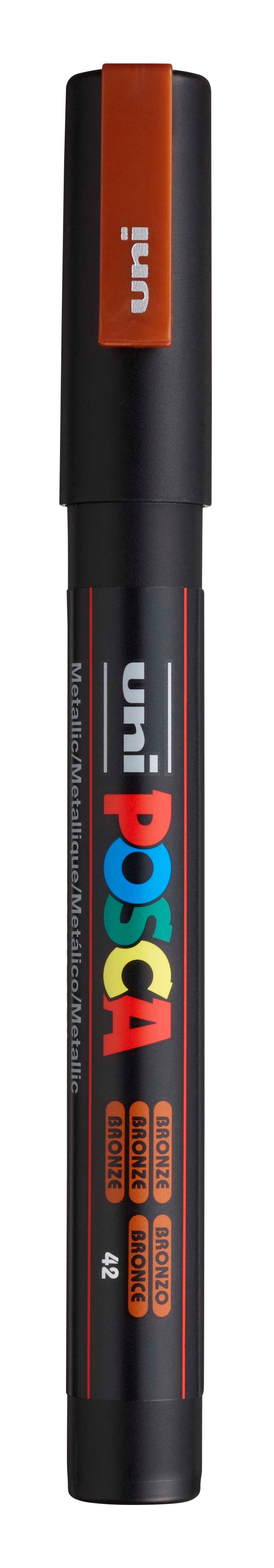 Akrylový popisovač POSCA, PC-3M, 0,9-1,3 mm, bronzový