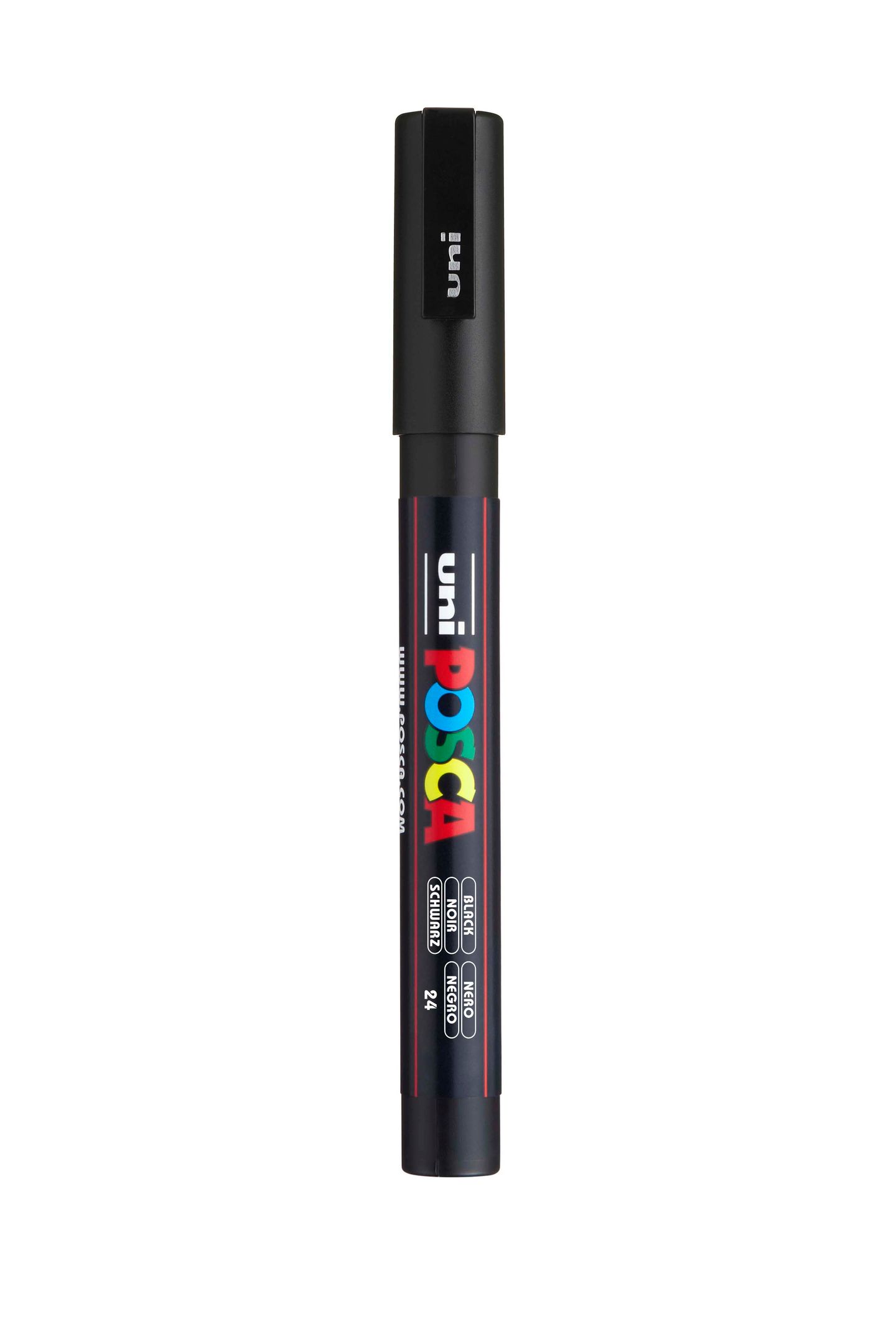Akrylový popisovač POSCA, PC-3M, 0,9-1,3 mm, černý
