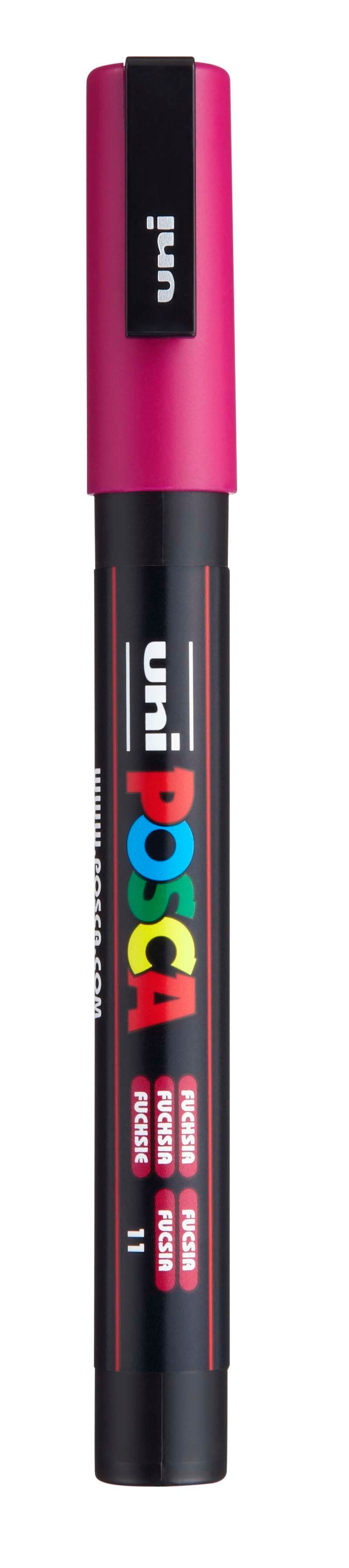 Akrylový popisovač POSCA, PC-3M, 0,9-1,3 mm, fuchsiový