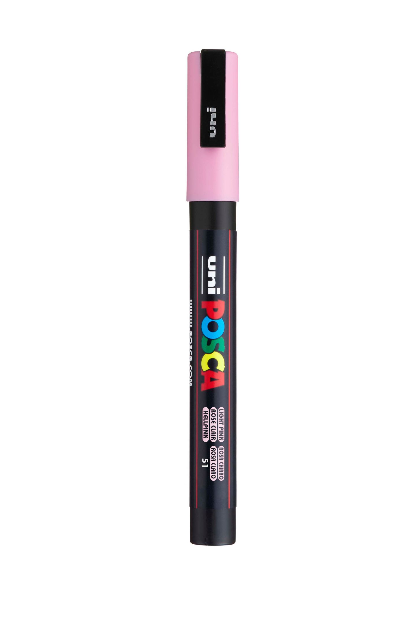 Akrylový popisovač POSCA, PC-3M, 0,9-1,3 mm, sv. růžový