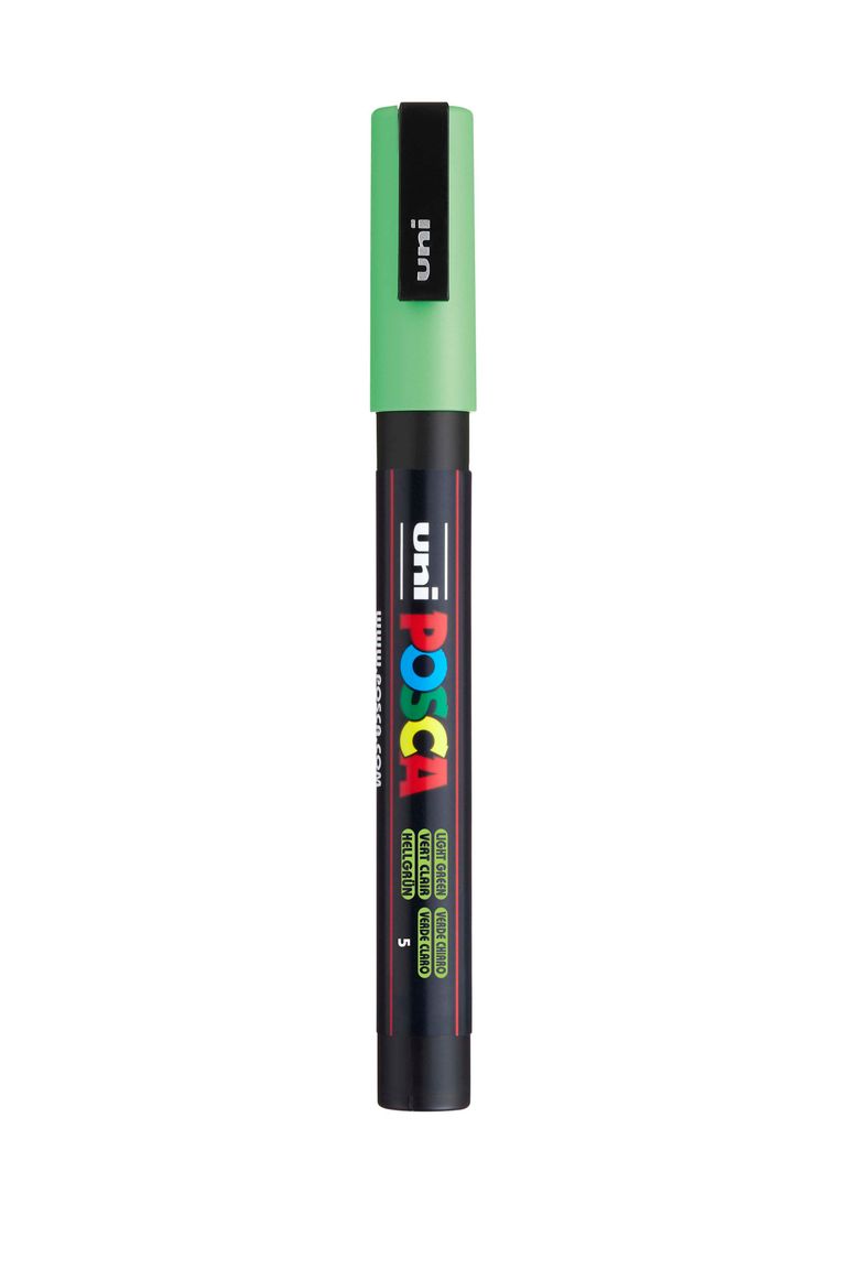 Akrylový popisovač POSCA, PC-3M, 0,9-1,3 mm, sv. zelený