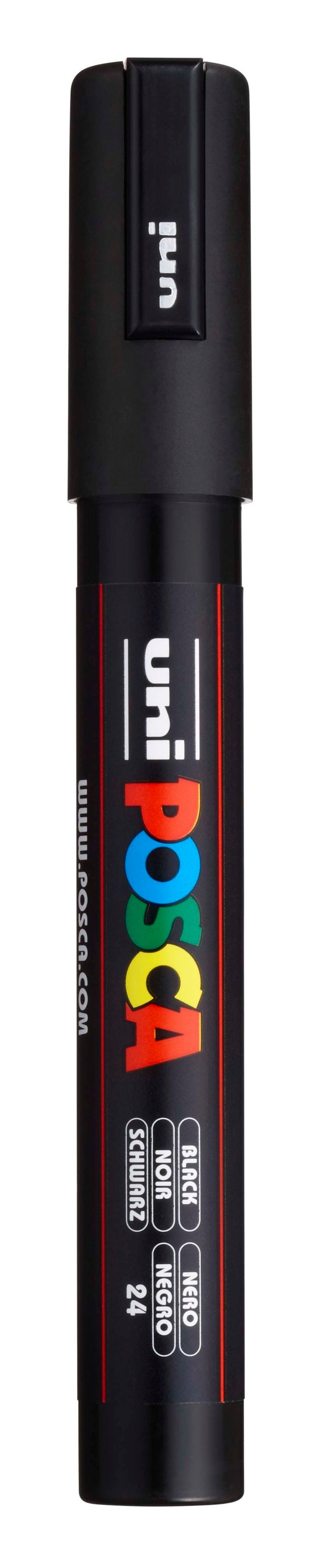 Posca Akrylový fix Posca PC-5M - VYBERTE ODSTÍN - Akrylový fix Posca PC-5M - černý