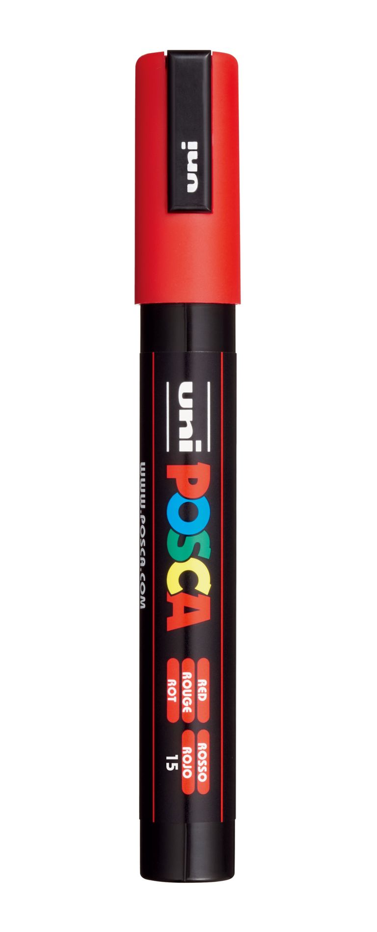 Posca Akrylový fix Posca PC-5M - VYBERTE ODSTÍN - Akrylový fix Posca PC-5M - červený