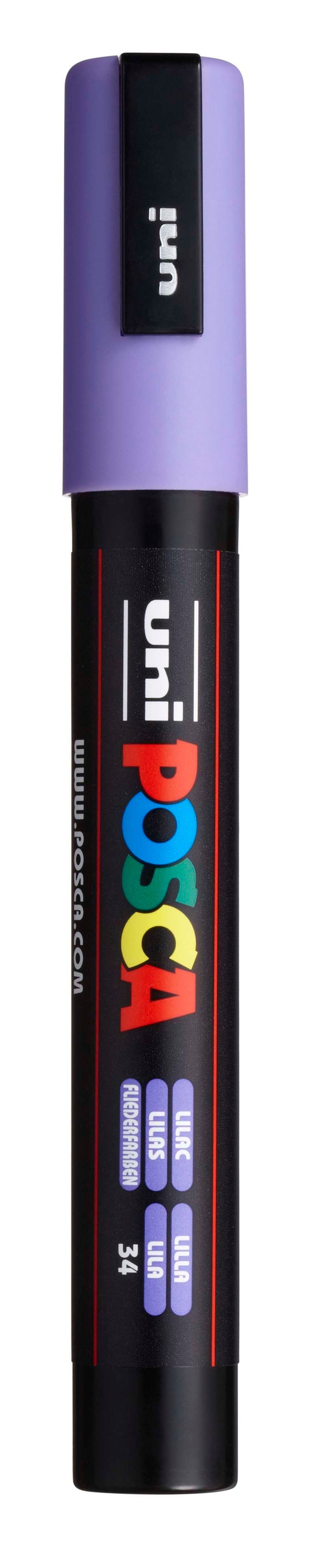 Akrylový popisovač POSCA, PC-5M, 2,5 mm, lila