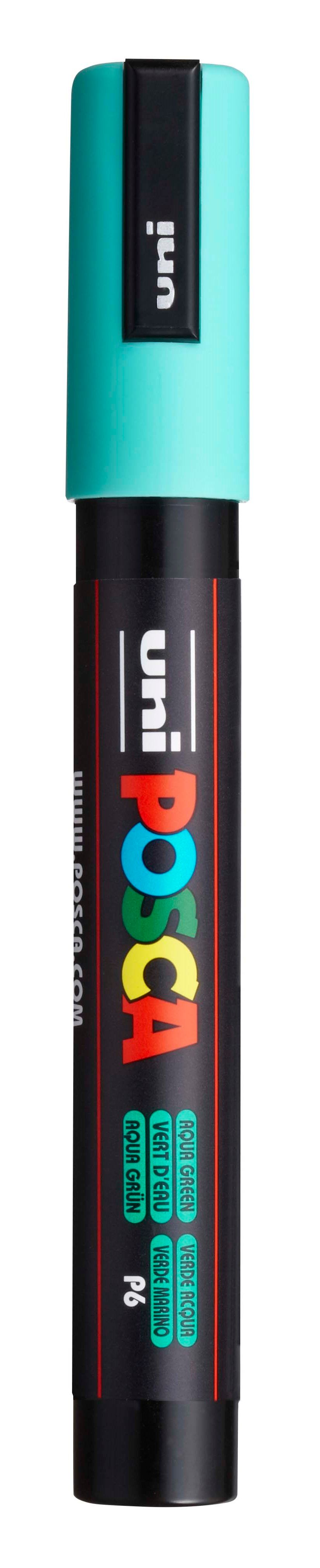 Akrylový popisovač POSCA, PC-5M, 2,5 mm, modrozelený