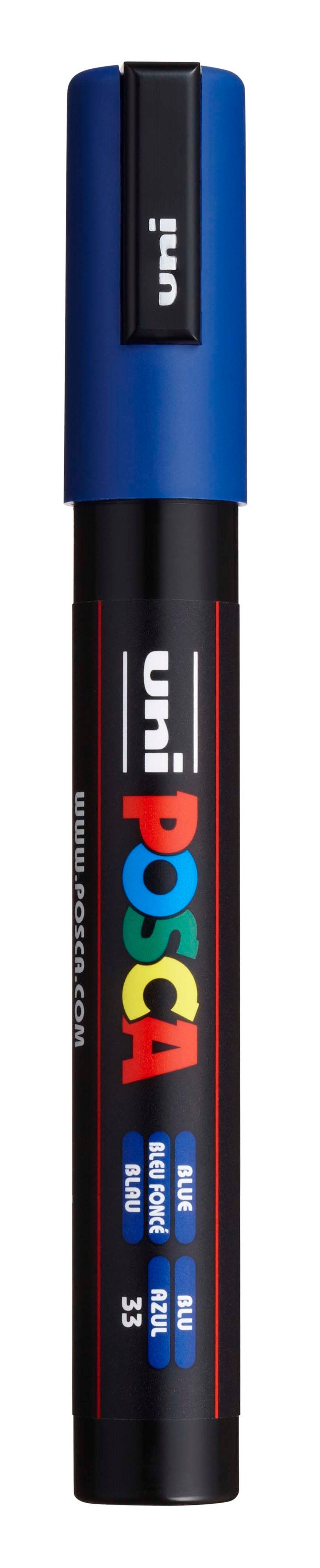 Akrylový popisovač POSCA, PC-5M, 2,5 mm, modrý