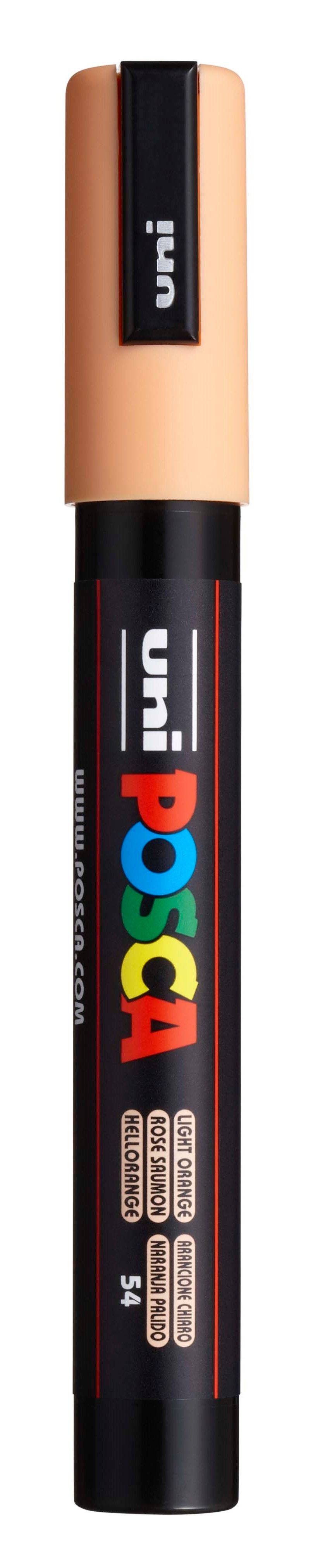 Akrylový popisovač POSCA, PC-5M, 2,5 mm, sv. oranžový