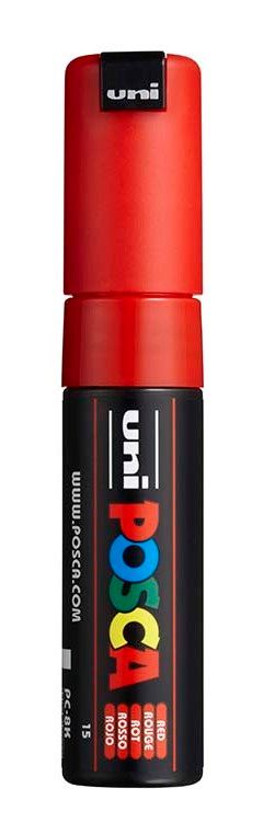 POSCA akrylový popisovač - červený 8 mm OFFICE LINE spol. s r.o.