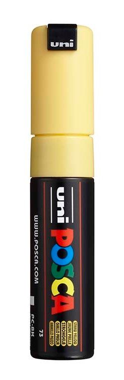 Akrylový popisovač POSCA, PC-8K, seříznutý hrot 8 mm, slámový