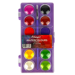 Obrázek produktu: Akvarelové barvy Artmagico, 12 ks a štětec