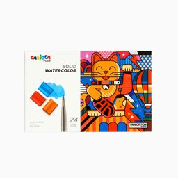 Obrázek produktu: Akvarelové barvy Carioca Plus 24 ks