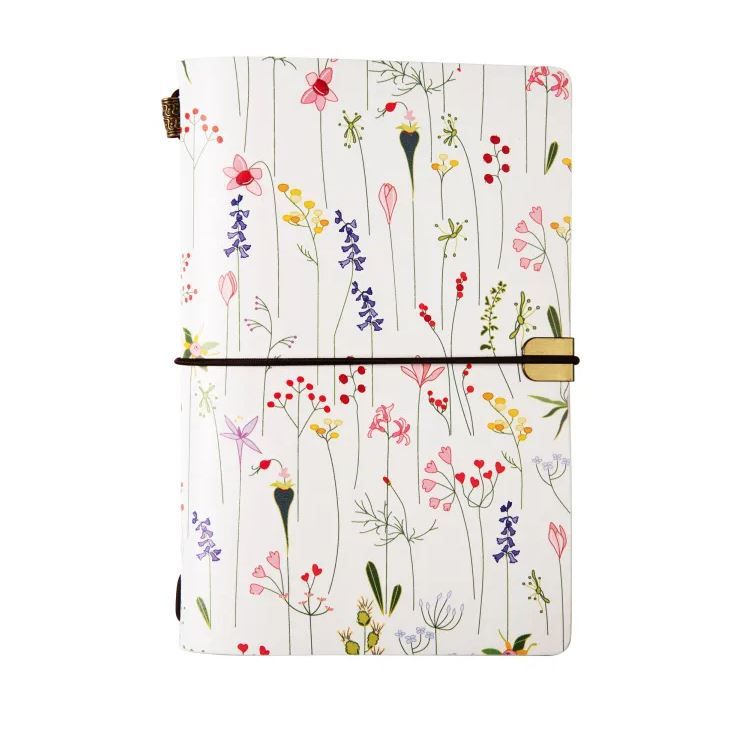 Albi Diář 2026 týdenní luxusní s gumičkou - Luční květiny