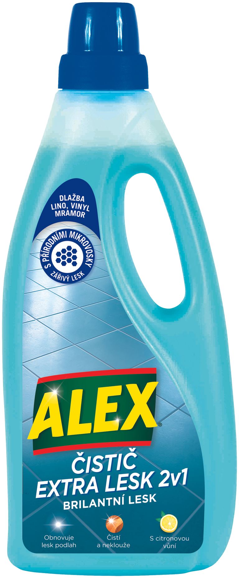 Alex Extra lesk 2v1 - čistič na podlahu - 750 ml