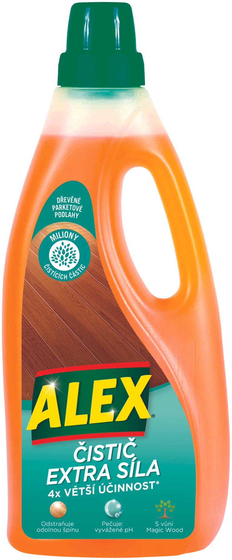 Alex čistič extra síla - na dřevo 750 ml