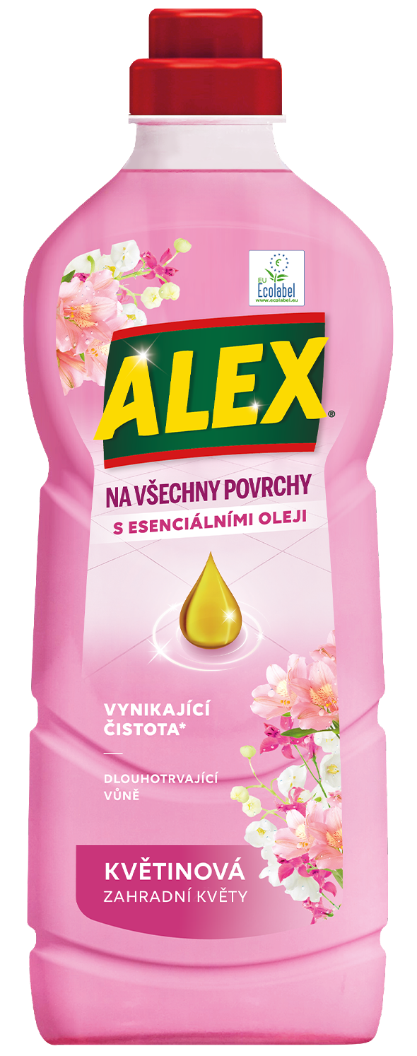 Alex - čistič na všechny povrchy - 1 l - zahradní květy