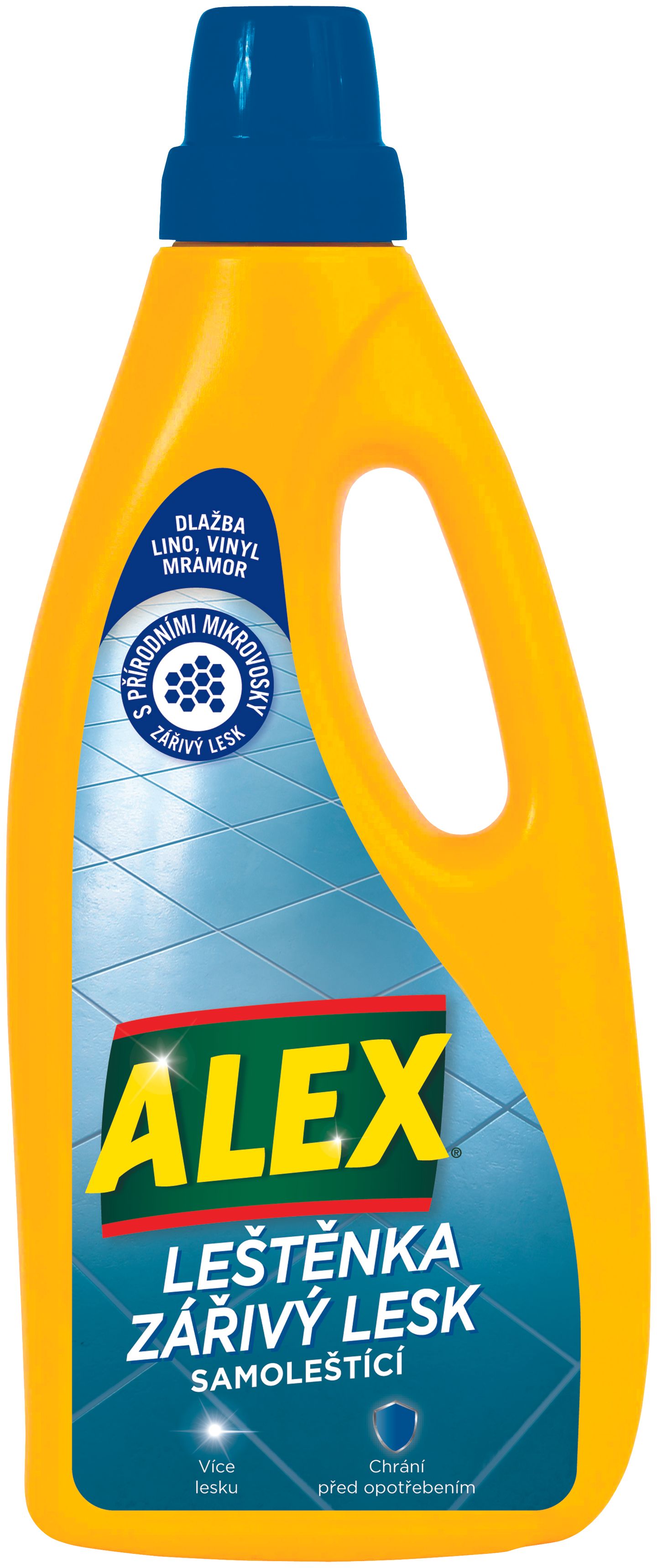 Alex leštěnka zářivý lesk - na vinyl, dlažbu, lino 750 ml