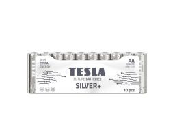 Obrázek produktu: Alkalická tužková baterie AA Tesla SILVER+ 10 ks