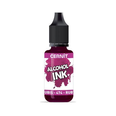 Obrázek produktu: Alkoholový inkoust CERNIT 20 ml - rubínový