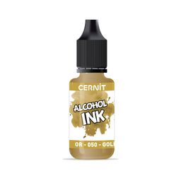Obrázek produktu: Alkoholový inkoust CERNIT 20 ml - zlatý
