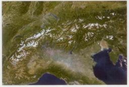 Obrázek produktu: Alpy - satelitní - nástěnná mapa