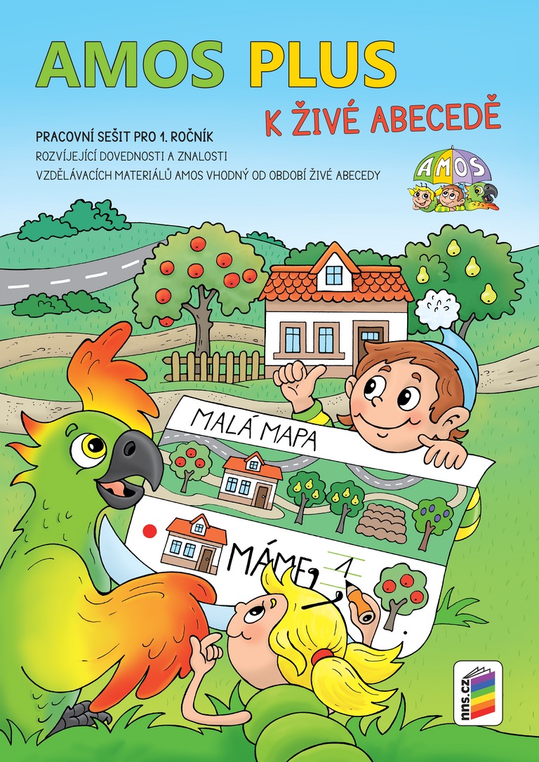 Levně AMOS PLUS K ŽIVÉ ABECEDĚ se samolepkami