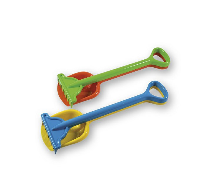 Androni Lopata a hrábě na písek - 56 cm, mix barev