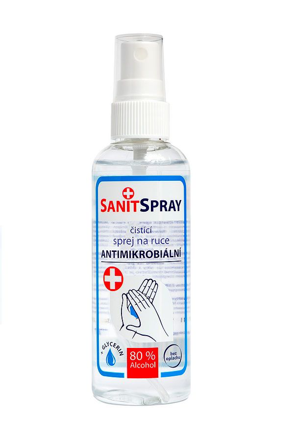 Antimikrobiální SanitSpray na ruce - 100 ml