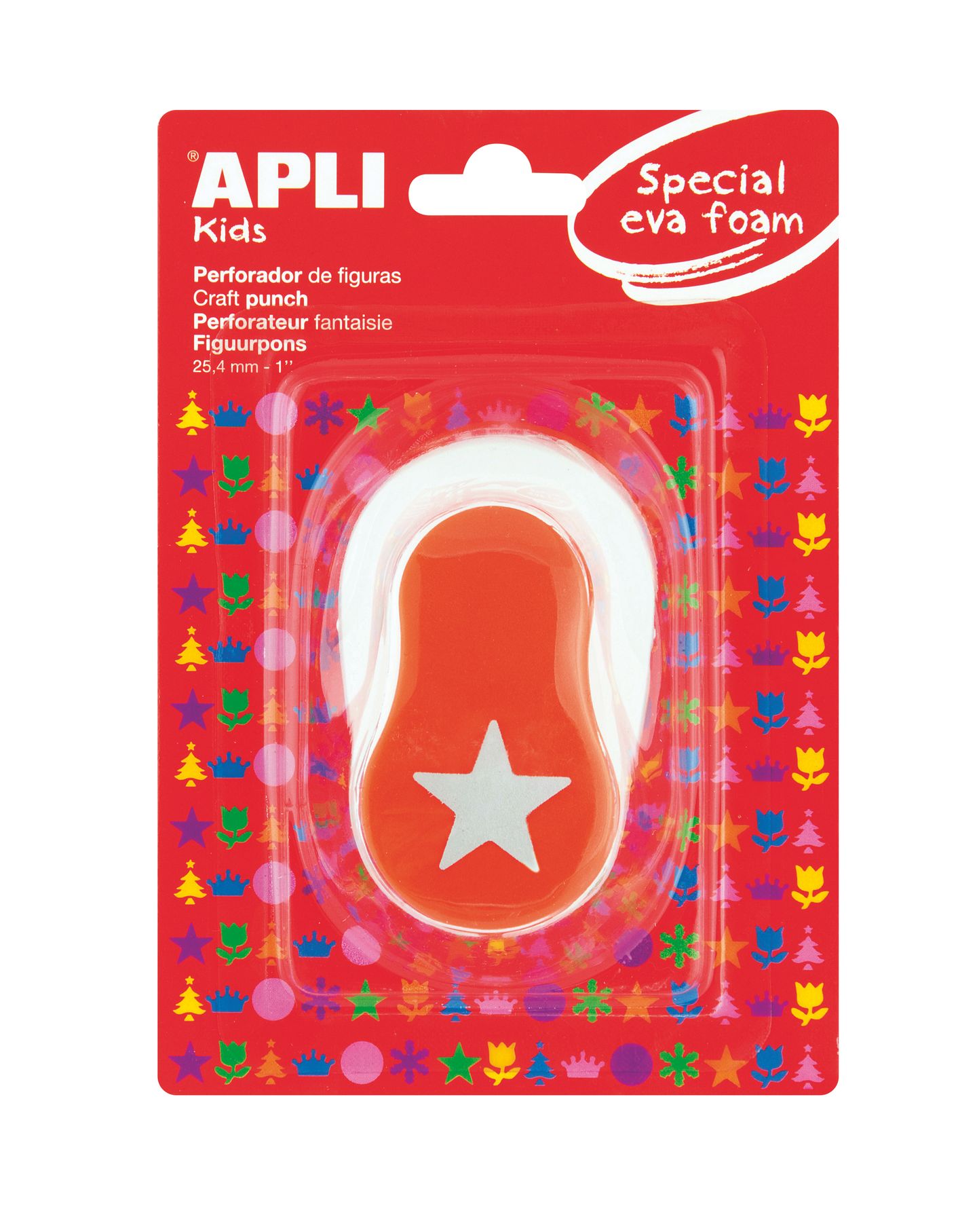 APLI Děrovačka na papír i pěnovku - hvězda - 25,4 mm