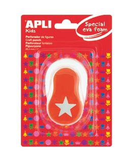 Obrázek produktu: APLI Děrovačka na papír i pěnovku - hvězda - 25,4 mm