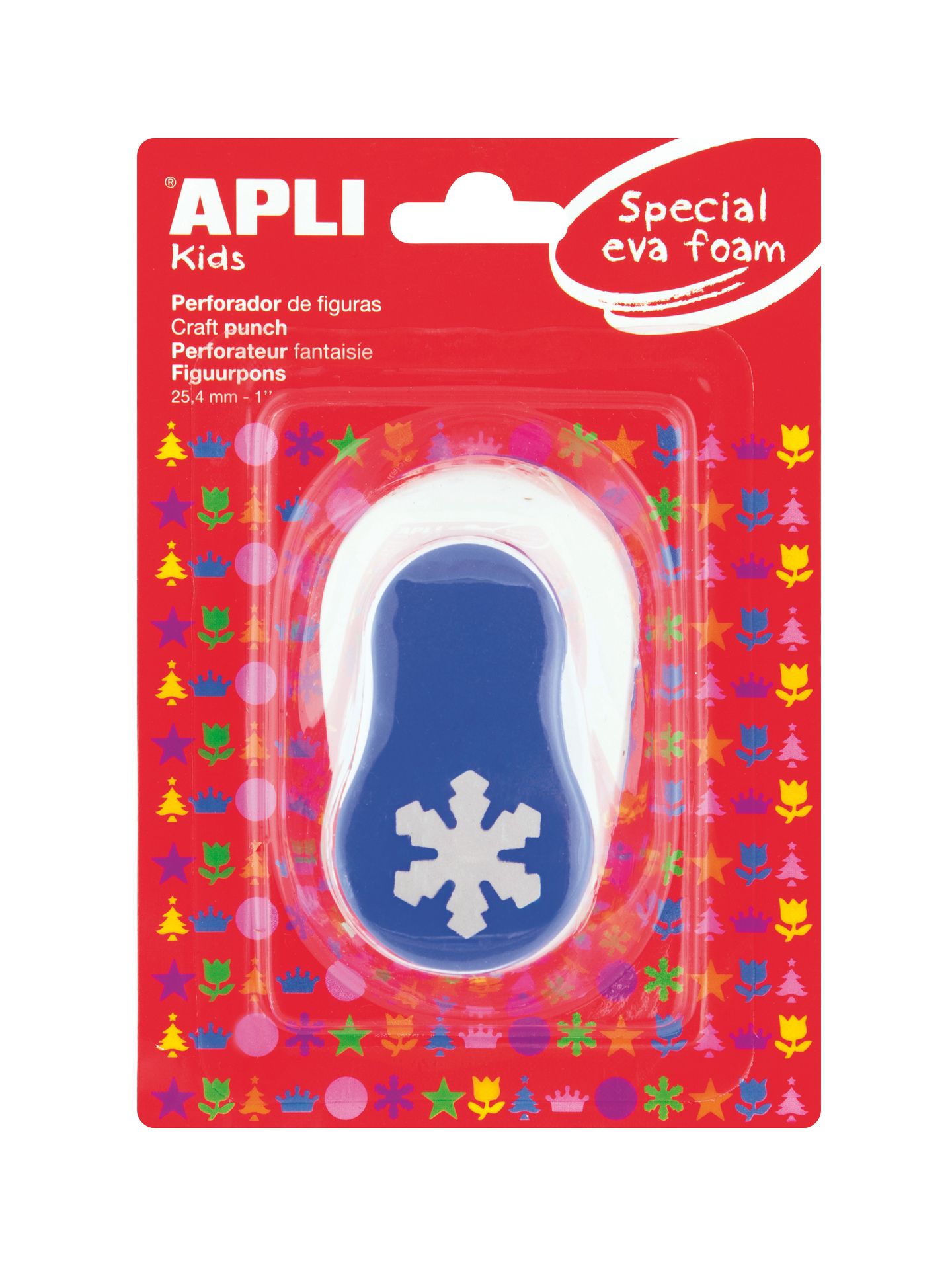 APLI Děrovačka na papír i pěnovku - sněhová vločka - 25,4 mm
