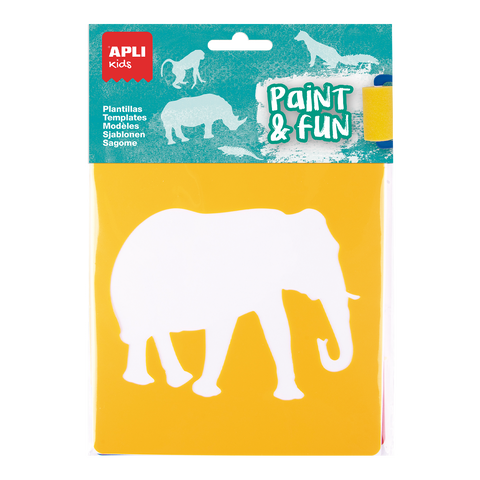 Obrázek produktu: APLI šablony - Džungle, PP, 6 ks