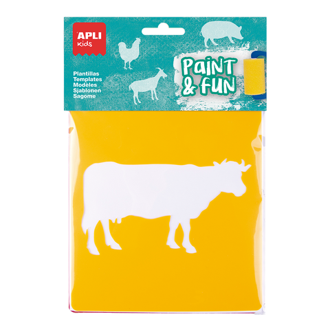 Obrázek produktu: APLI šablony - Farma, PP, 6 ks