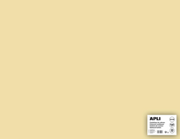 Obrázek produktu: APLI sada barevných papírů, A2+, 170 g, krémový - 25 ks