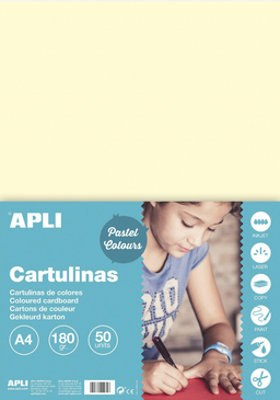 Obrázek produktu: APLI sada barevných papírů, A4, 170 g, béžový - 50 ks