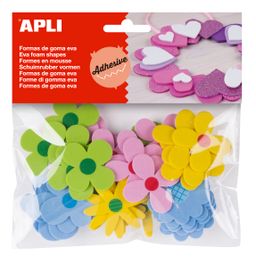 Obrázek produktu: APLI samolepicí kytičky z pěnovky, 40 ks