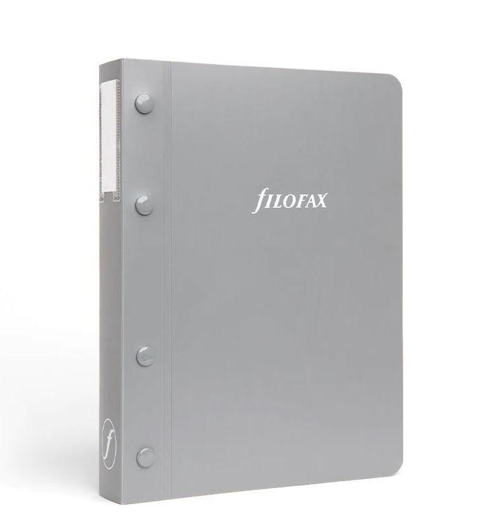Archivační pořadač pro notebook A5 Filofax, šedý