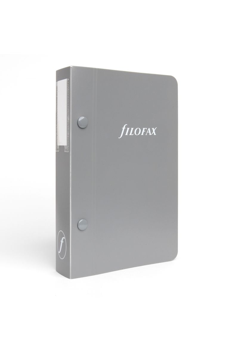 Archivační pořadač pro osobní diáře Filofax, šedý