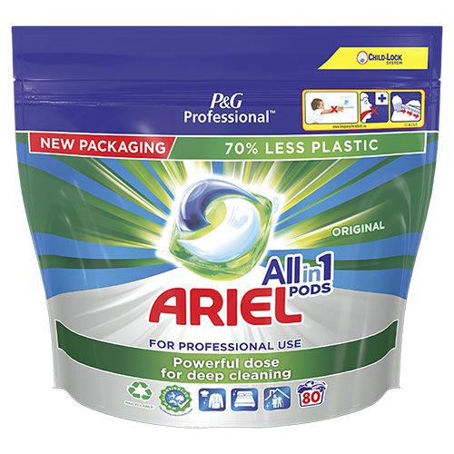 Ariel gelové kapsle All in 1 - Colour Protect - 80 dávek