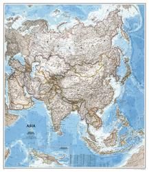 Obrázek produktu: Asie - politické rozdělení - nástěnná mapa - 1: 13 812 00 /National Geographic/