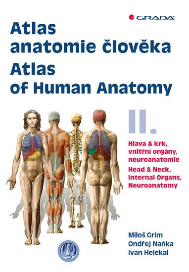 Obrázek produktu: Atlas anatomie člověka II. - Hlava a krk, vnitřní orgány, neuroanatomie / Atlas of Human Anatomy II.