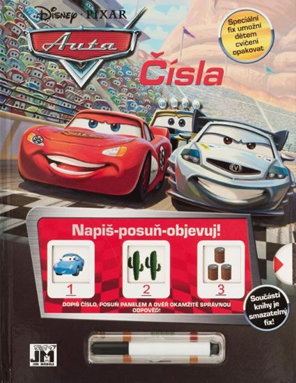 Obrázek produktu: Auta - čísla - napiš, posuň, objevuj!
