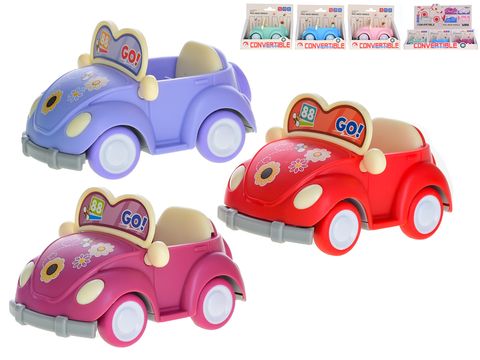 Obrázek produktu: Autíčko kabriolet 10 cm na zpětný chod, mix barev