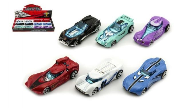 Teddies auto kov-plast 8cm na volný chod