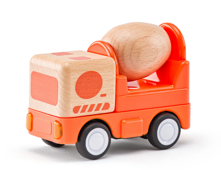 Auto - Dřevo-plast, Míchačka se zvuky a světlem na setrvačník (Woody)