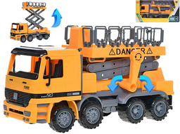 Obrázek produktu: Auto nákladní 33 cm 1:10 na setrvačník se zdvižnou plošinou