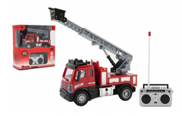 Obrázek produktu: Auto RC nákladní hasiči 12 cm 27 MHz na dálk.ovl. na baterie a světlem
