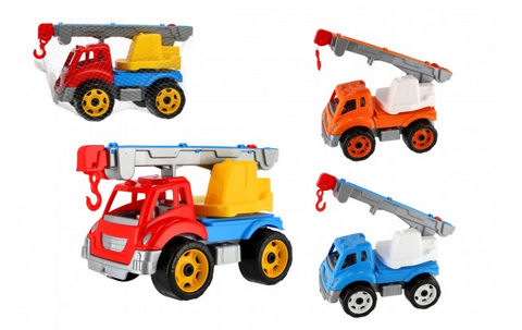 Obrázek produktu: Auto stavební jeřáb, mix barev